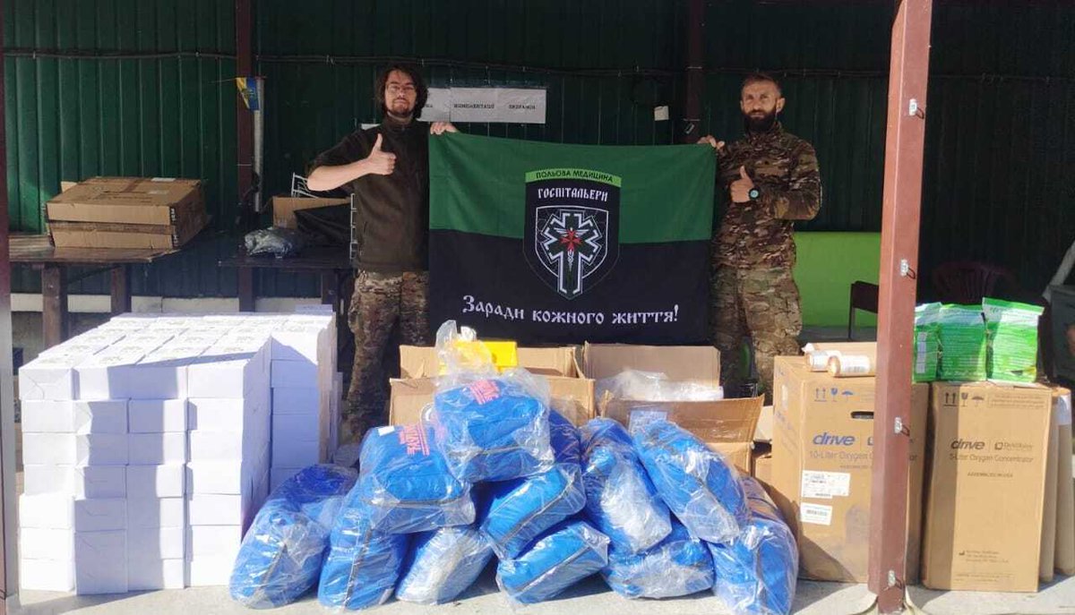 Great news!
A large delivery of medical equipment has already arrived for the #Hospitallers. Thanks to our donors we were able to purchase essential supplies for paramedics.
We are grateful to everyone who continues to support the Hospitallers.
Read more hospitallers.org.uk/post/medical-e…