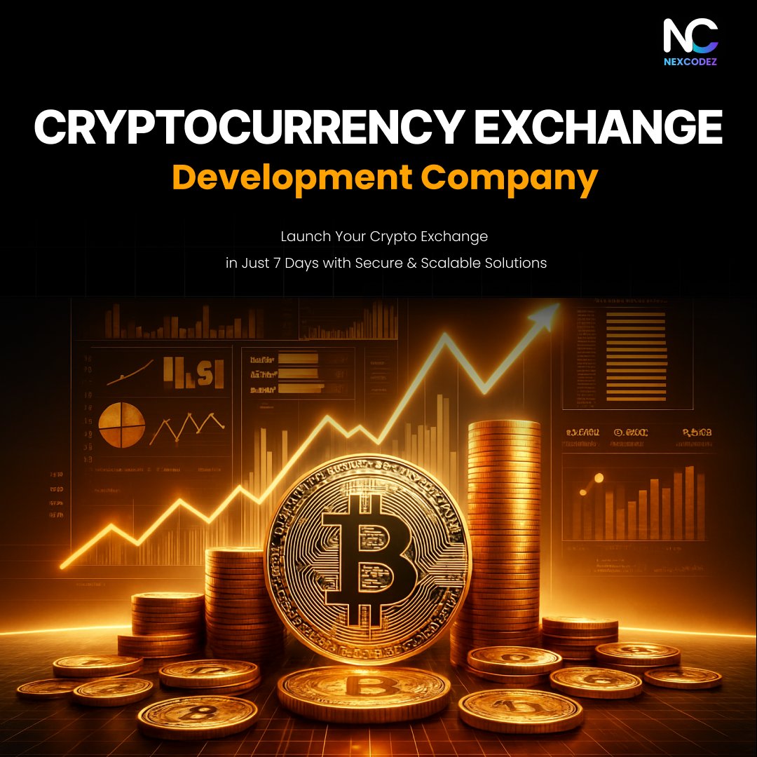 nexcodez's tweet image. 🏆 Launch Your Crypto Exchange in Just 7 Days with NexCodez!

VIsit us :  nexcodez.com/cryptocurrency…

#CryptoExchange #CryptoExchangeDevelopment  #CryptoSolutions #CryptoExchangeSoftware  #CryptoBusiness #CryptoExchangeCompany    #NexCodez #usa  #Singapore #uk #Germany #australia