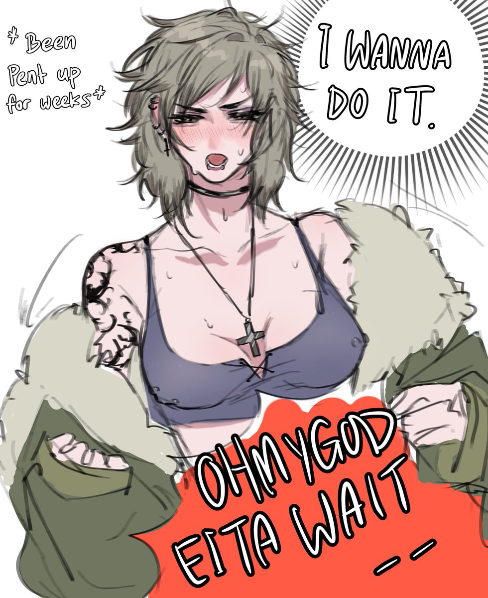 o-oh she wanna do it... #semieita