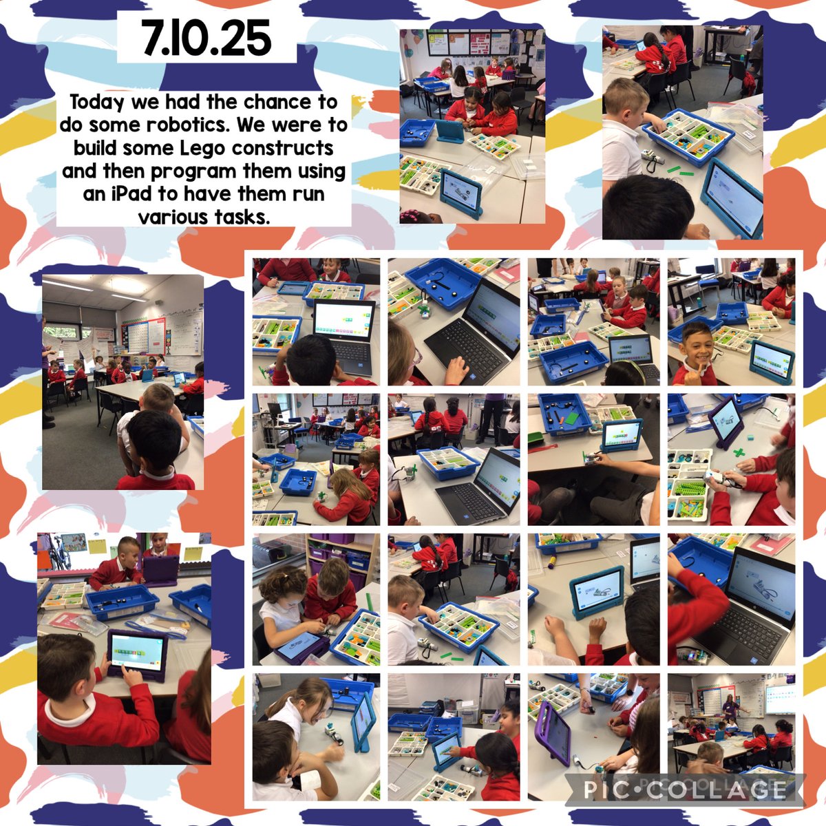 MrDysonJLPS's tweet image. Today we had a fantastic experience, building robots and programming to run various tasks. The children loved it and did fantastically, both working together, discussing the builds and what pieces they needed, and how to program them.