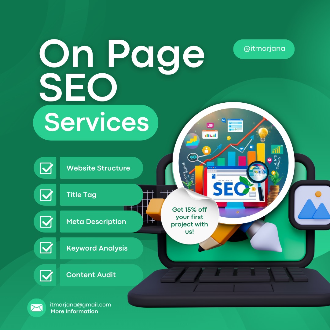 ITMarjana's tweet image. 🚀 Boost Your Website’s Rankings Instantly!

#OnPageSEO #SEOservices #KeywordAnalysis #ContentAudit #WebsiteStructure #MetaDescription #TitleTag #DigitalMarketing #BoostYourRanking #itmarjana