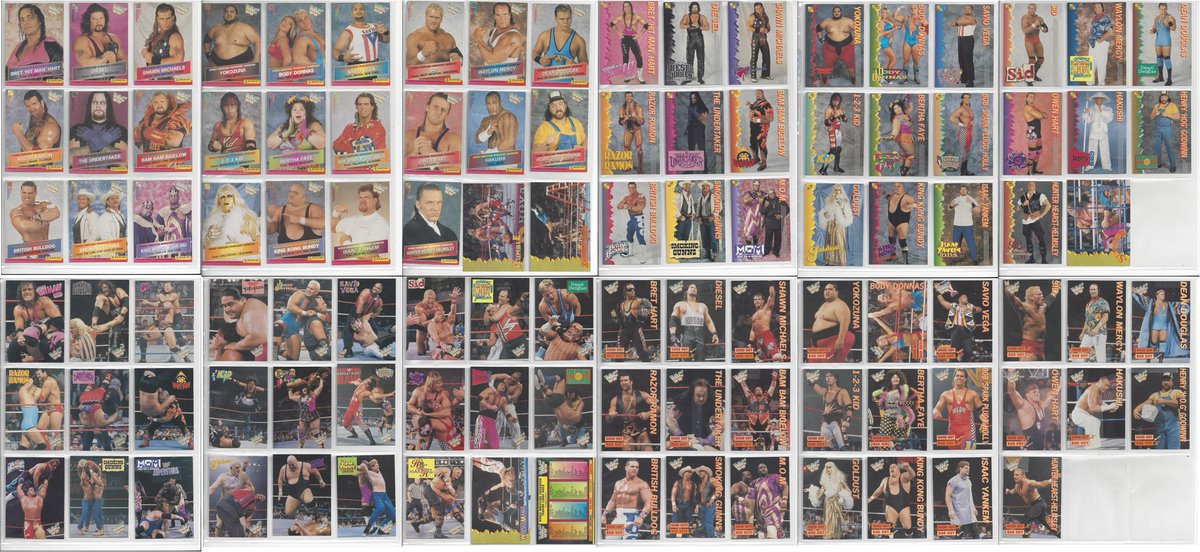 I believe the 1995 WWF Paninis to be the rarest set in all of wrestling cards.

To my knowledge I still have the only complete set, but I have been helping others build theirs up.  I believe it's only a matter of time before I have company on this one.