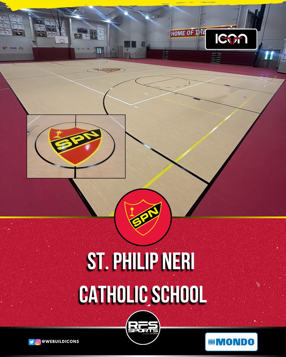 RFS_Sports's tweet image. St. Philip Neri Catholic School in Metairie, LA now has a brand-new multipurpose @MondoSport_USA #Advance court for sports &amp;amp; events 🏀🔥

Looking for sports flooring installation? Find your local sales rep for more info: team-icon.com/#find-a-sales-…

#WeBuildICONs #IconicRooms