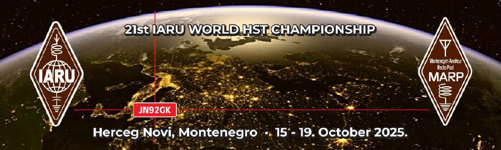ARI_hq's tweet image. Dal 15 al 19/10/25 si svolgerà nella Repubblica del Montenegro il 21° Campionato Mondiale HST organizzato sotto l’egida della IARU.
Aggiornamenti e info utili disponibili al link: iaru-r1.org/events/21st-ia…

#HST2025 #IARU #hamradio  #ari #radioamatori