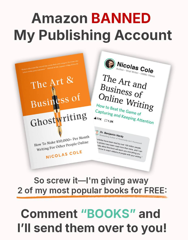 Nicolas Cole 🚢👻 tweet media