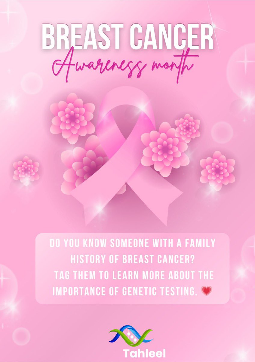 Tahleel2018's tweet photo. #BreastCancerAwarenessMonth https://t.co/9QC32T2mgA