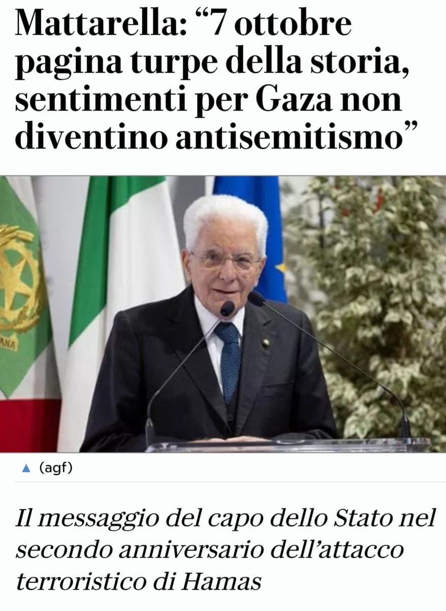 Meno male che ci sono Sergio Mattarella e Liliana Segre, la bussola morale e civile di cui il nostro Paese ha bisogno.