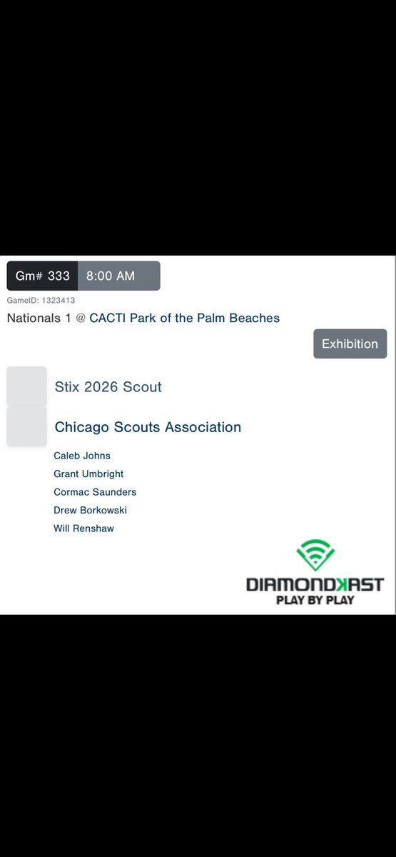 Caleb Johns (@caleb_johns28) on Twitter photo I will be starting 8am at CACTI Park against Stix 2026 Scout. Excited to get after it this week. <a href="/CarterHohn14/">Carter Hohn</a>
Uncommitted 2026 I will be starting 8am at CACTI Park against Stix 2026 Scout. Excited to get after it this week. <a href="/CarterHohn14/">Carter Hohn</a>
Uncommitted 2026
