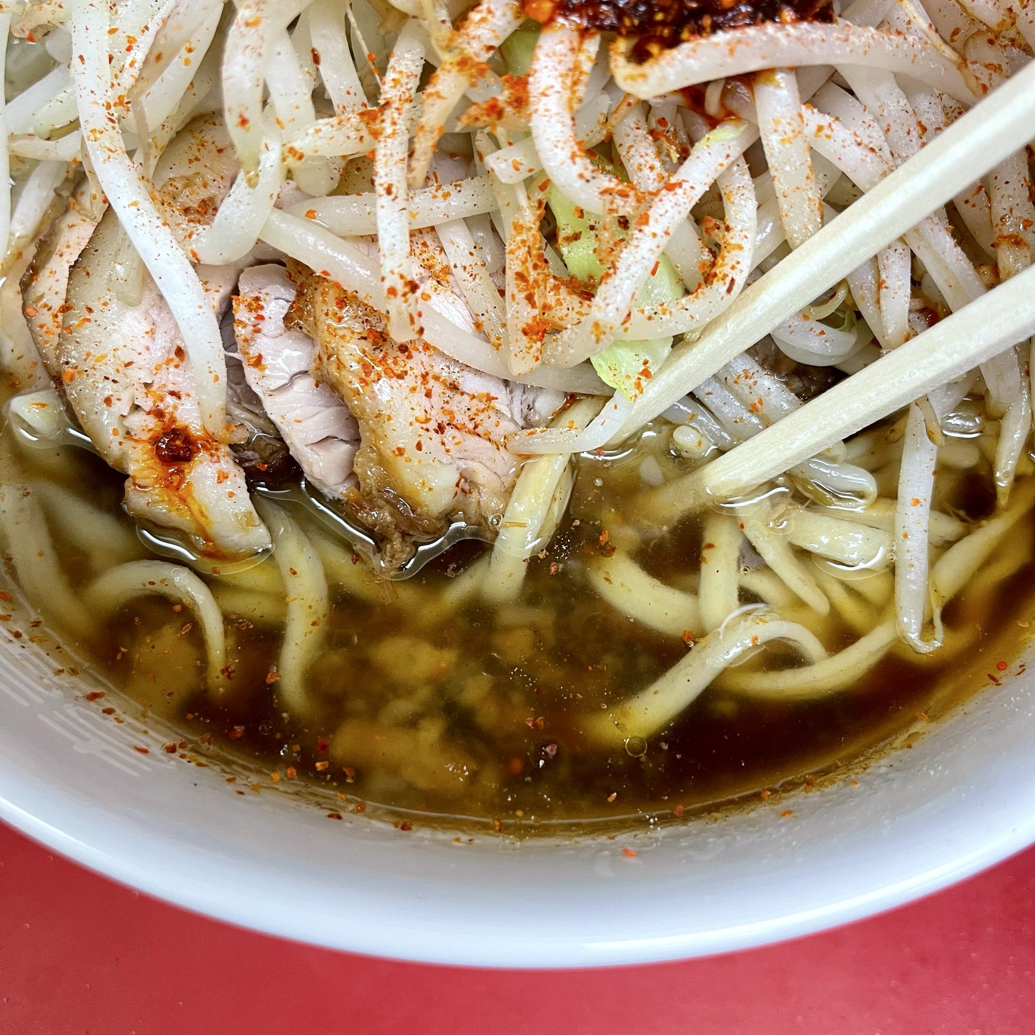 らーめん 2025年 313杯目】ラーメン二郎 生田駅前店 さっぱり感とゴワゴワ