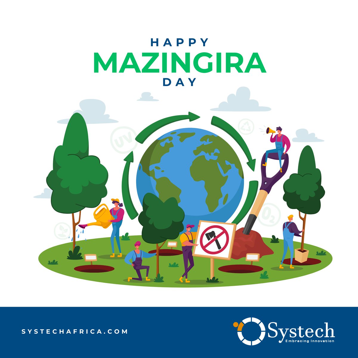 SystechAfrica's tweet image. Happy Mazingira Day! 🌱 

Let&apos;s protect our planet by adopting eco-friendly practices. Every effort counts towards a sustainable future. 

#MazingiraDay #ProtectOurPlanet #Systech #FundMaster