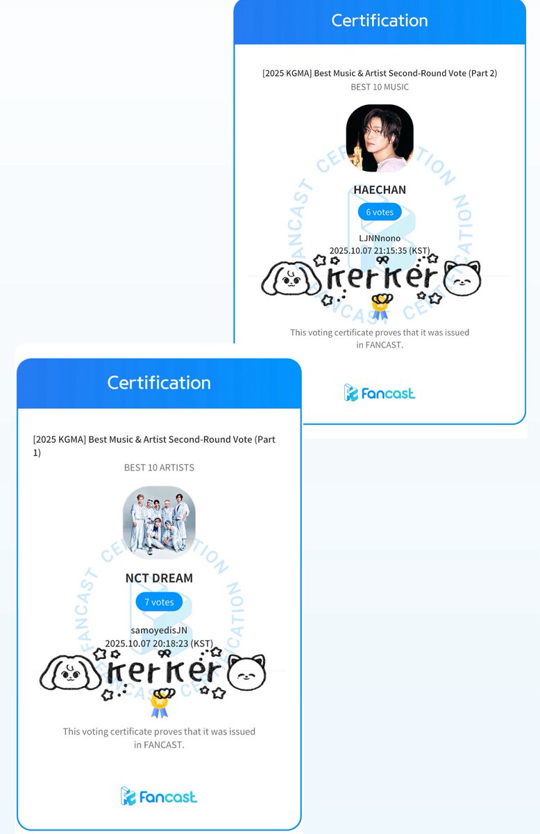 사모예드૮₍.◜𖥦◝₎ა 「 NCT JNJM 23 Feb 🐶★★ 🐰6️⃣5️⃣ 」 tweet media