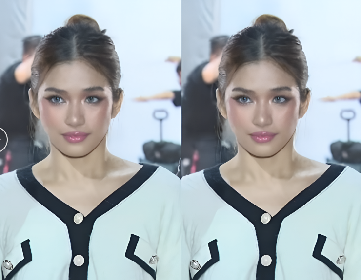 chimkenuggget's tweet image. Yung ganda ni Aiah nananampal eh yung tipong mapapaatras ka hahaha 😅