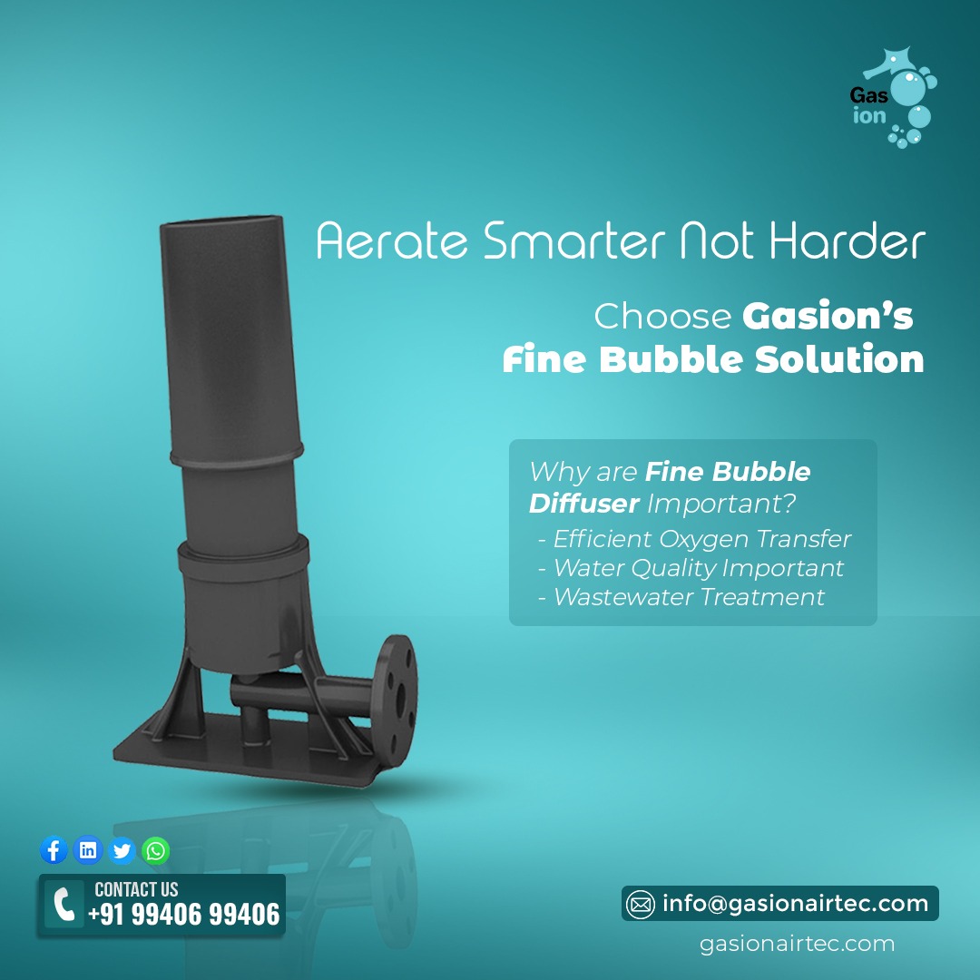 gasionairtec's tweet image. Choose Gasion Fine Bubble Solutions - Aerate Smarter, Not Harder

Web: gasionairtec.com
Mail: info@gasionairtec.com
Contact No: 099406 99406
#turboxy #finebubblediffuser #bubblediffuser #sludgedewateringsystem #WastewaterTreatment #sewagetreatmentplant #Odox