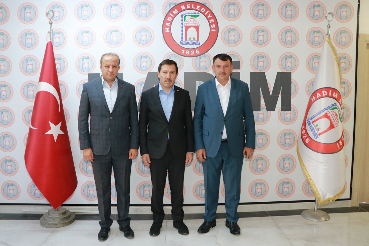 hadimakparti's tweet photo. 📍 Kardeş Belediyemiz Karatay Belediye Başkanımız Sayın @hkilca İlçemize ziyarette bulundular.
📍 İlçe Başkanımız @ahmetozbhr  ve Belediye Başkanımız @mehmetcetiner42 ile birlikte Belediyemizde kendilerini ağırladık. 
📍Kendilerine bu nazik ziyaretlerinden dolayı teşekkür ederiz. https://t.co/mqO7hFKwQq