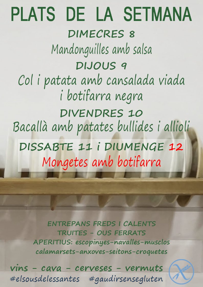 Bona setmana 🥂🥂