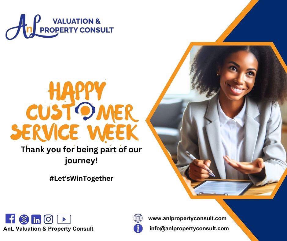 AnlConsult's tweet image. Happy Customers Service week to you all, we recognise and appreciate your support. 
#Customerserviceweek
#Appreciationweek 
#Letswintogether
#Thankyou