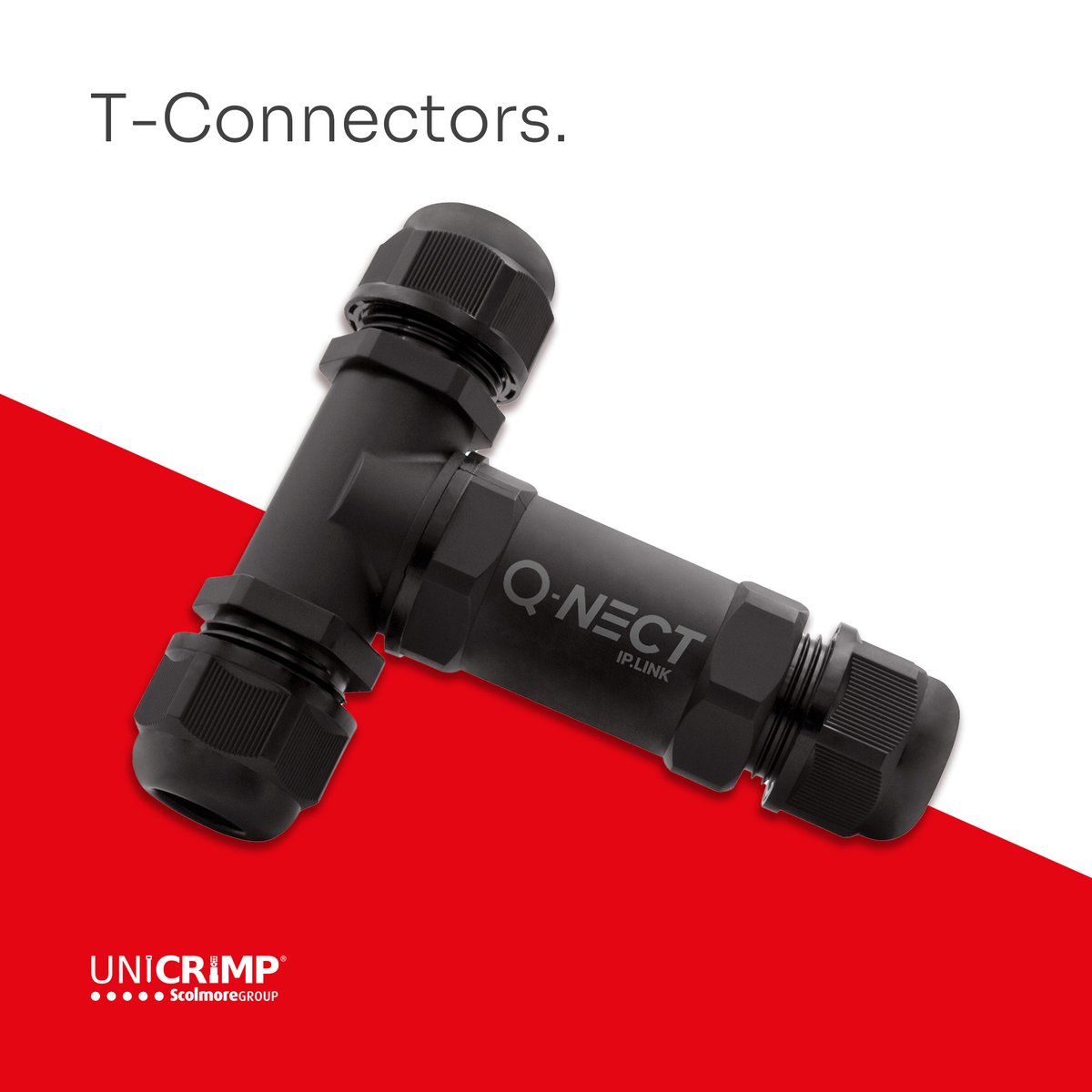 Tough, reliable, and built to last - our T-Connectors handle the harshest conditions  🌦️

Perfect for inline switches and powered outputs, offering IP68 weatherproof protection to keep your cables secure and protected 🔒

Find out more 
🔗unicrimp.com/product/QOE305…