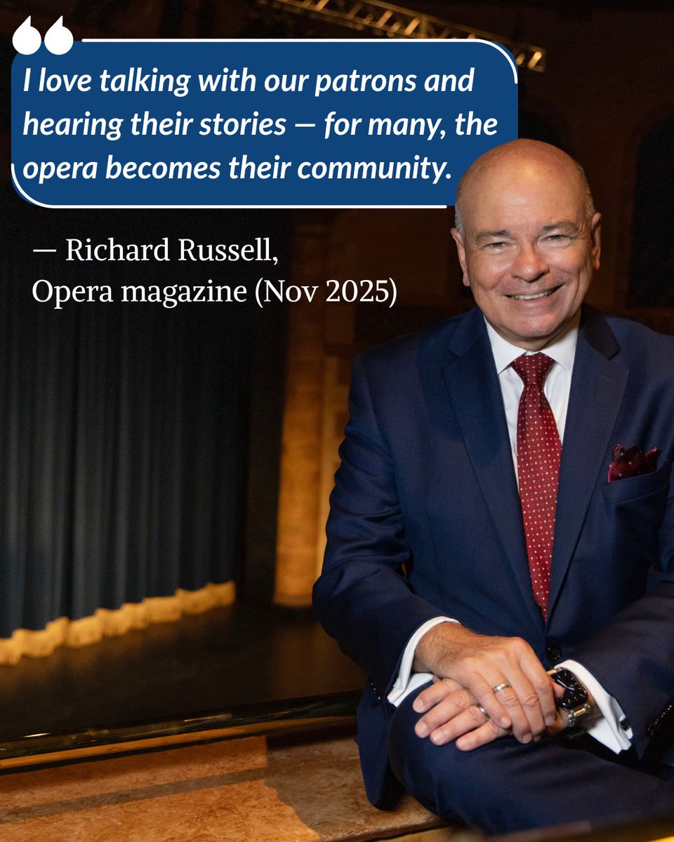 “So many people in Florida come from somewhere else — they’re looking for community. For many, opera becomes that.”
— Richard Russell, General Director of @SarasotaOpera
🎭 Read more in Opera magazine: opera.co.uk/features/saras…
📸 Matthew Holler | #Opera #SarasotaOpera