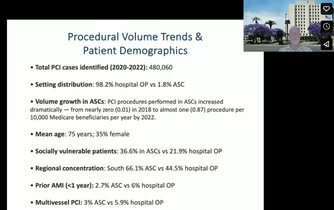 CathLabDigest's tweet image. PCI in ASCs: A Look at Patient Characteristics, Volume Trends, and Outcomes in the Medicare Population
Bailey Ann Richardson, NP-C, RNFA, CNOR, RCIS; Morton J. Kern, MD, MSCAI, FACC, FAHA; Arnold H. Seto, MD, MPA, CCDS, FACC, FSCAI
hubs.ly/Q03Mr9Zb0 #cardiotwitter
