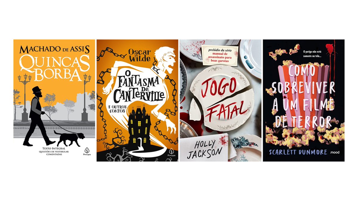 BlackLivros's tweet photo. Baratinhos! ⚡️ #MegaOfertaAmazonPrime

📖 Quincas Borba (R$ 5,42): https://t.co/KJURejxl0k

📖 O fantasma de Canterville (R$ 6,97): https://t.co/Bei1px0XFC

📖 Jogo Fatal (R$ 11,97): https://t.co/C1517tTcTH

📖 Como sobreviver a um filme de terror (R$ 19,08): https://t.co/bFx5tdzANt