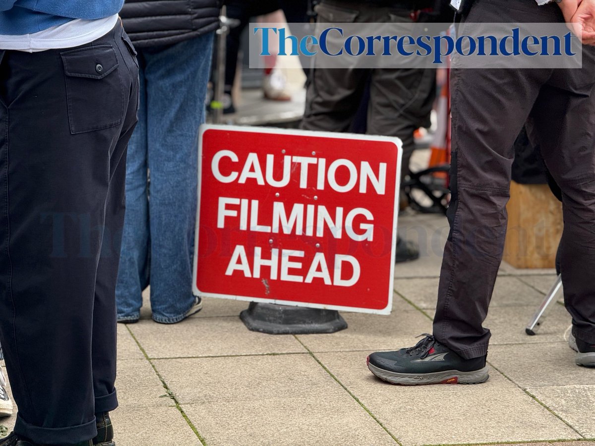 TamesideCorr's tweet photo. Film crews have rolled into Tameside this week as scenes for a brand-new Channel 4 comedy, Break Clause, are being shot in the heart of Ashton-under-Lyne.

Production vans, lighting rigs and camera crews took over Market Avenue on Tuesday, October 7, where parts of the town centre were temporarily cordoned off for filming.

Staff on site confirmed to the Tameside Correspondent that the shoot forms part of Break Clause, a six-part comedy series commissioned earlier this year by Channel 4.

Read more: https://t.co/eAEZ5EudCU