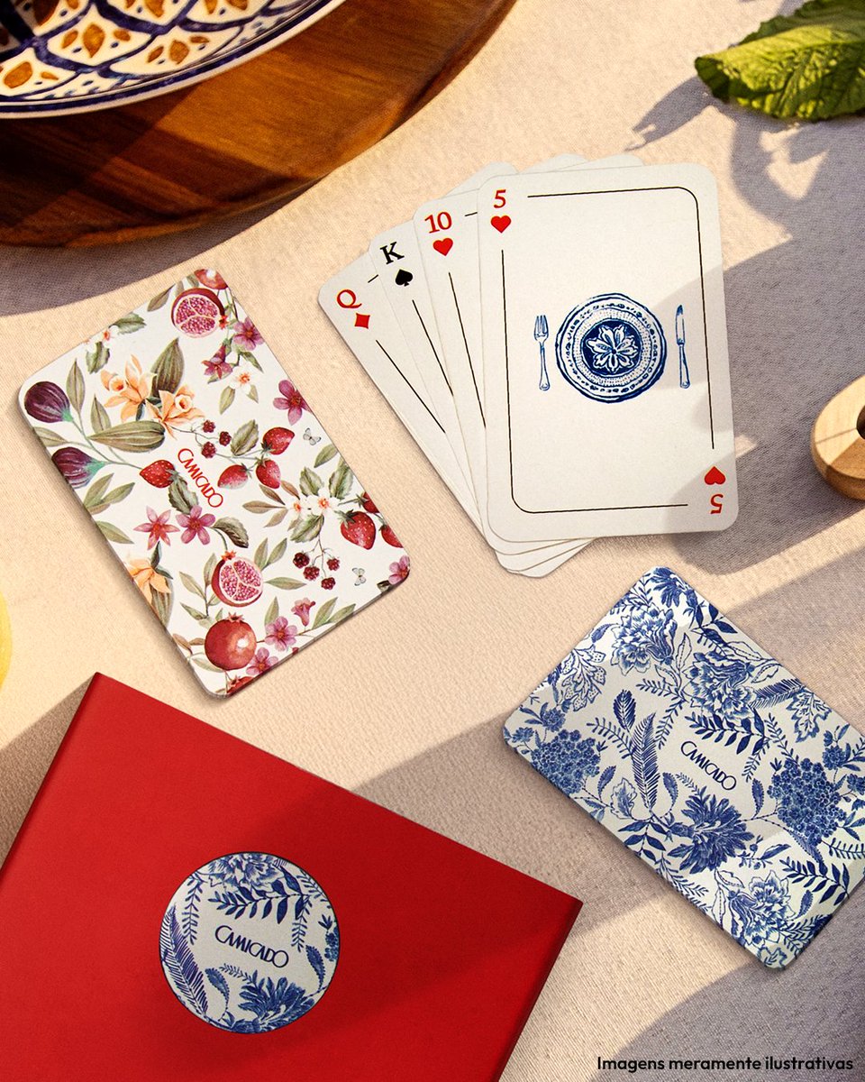 Camicado's tweet image. Mais um motivo para levar seus favoritos nas lojas físicas!👀
Compre acima de R$ 399 com o Meu Cartão e ganhe um baralho exclusivo com as estampas da coleção Primavera/Verão 🌺
Corra, os brindes são limitados!
is.gd/w3nPJf
*Veja condições