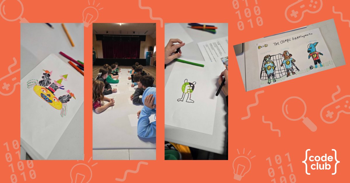 CodeClub's tweet image. We loved receiving these photos of creators from Kinnitty Code Club in Ireland as they began work on their &quot;This is Our Code Club&quot; Scratch flatgame.

Find out how your registered Code Club can get involved: rpf.io/our-code-club-…