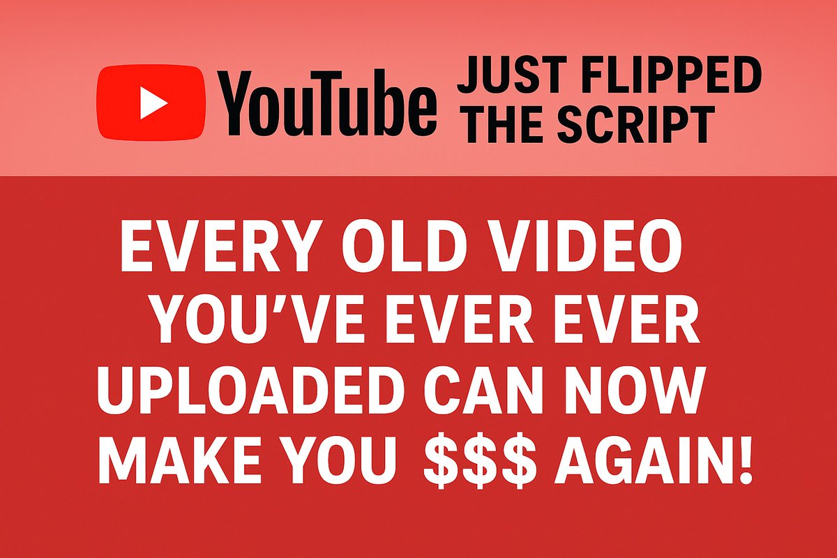 Digital_posh's tweet image. YouTube just flipped the script 
Every old video you’ve ever uploaded can now make you $$$ again!
Here’s how creators are turning into mini media moguls 👇
👉 digitalposh.co.in/online-marketi…
#YouTubeNews #CreatorUpdate #DynamicAdInsertion #DigitalPosh