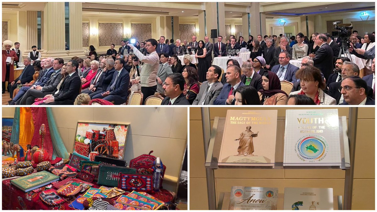 On October 1, 2025, a cultural-political event dedicated to the 30th anniversary of Turkmenistan’s permanent neutrality was held at the Grand Hotel Wien in Vienna.

austria.tmembassy.gov.tm/en/news/152852