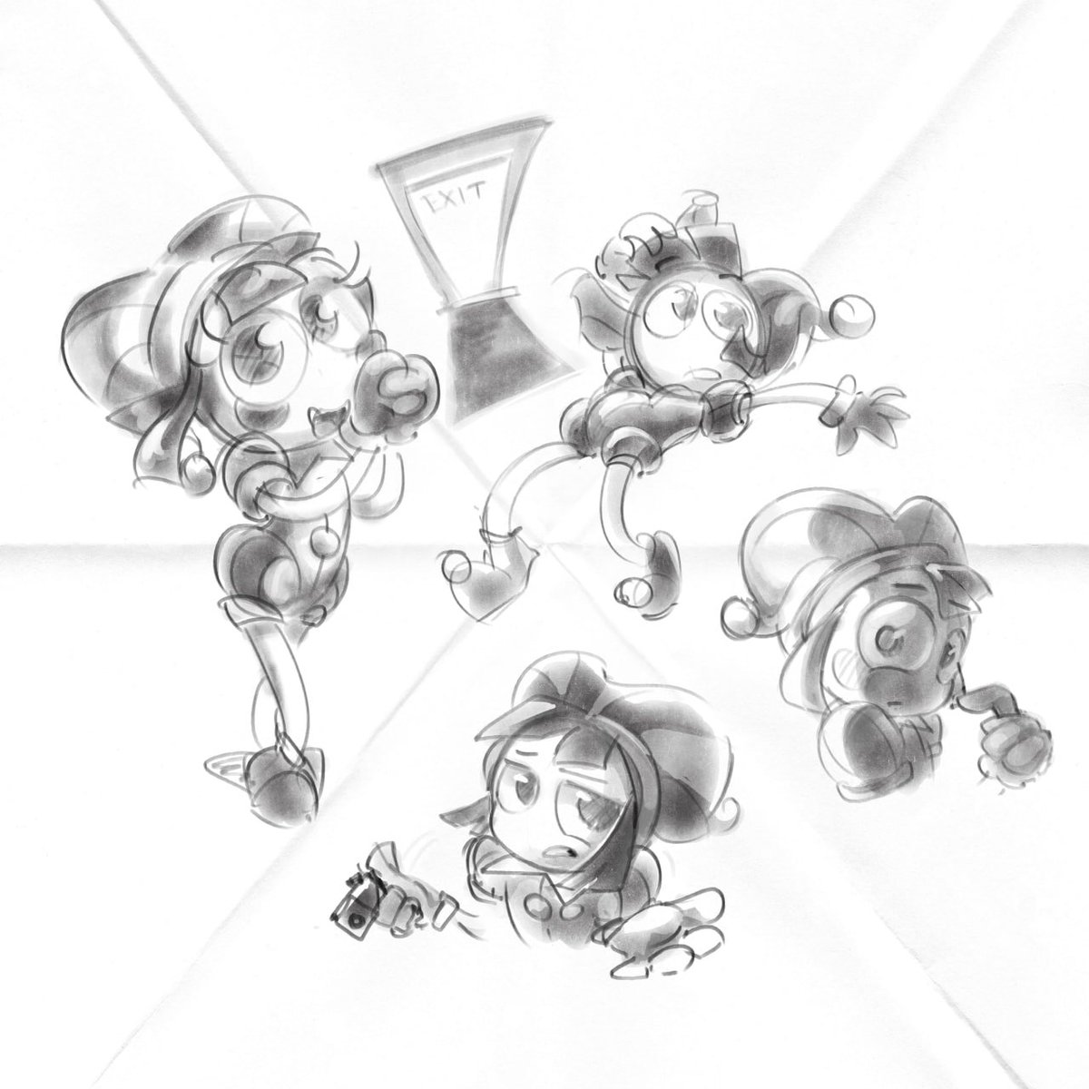 rrromlin's tweet photo. 🎪some emotion faces 🃏
[ #TADC #Pomni  #digitalart ] https://t.co/v2ICsAnxwS