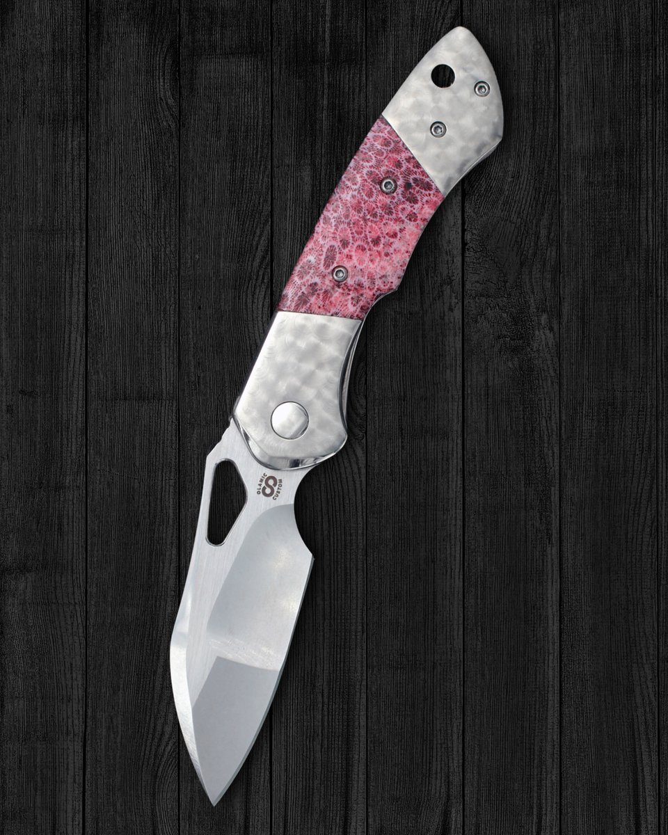 OlamicCutlery's tweet image. Double bolsters now an option on the Whippersnapper model

#edcknife #edcknives #customknife #customknives