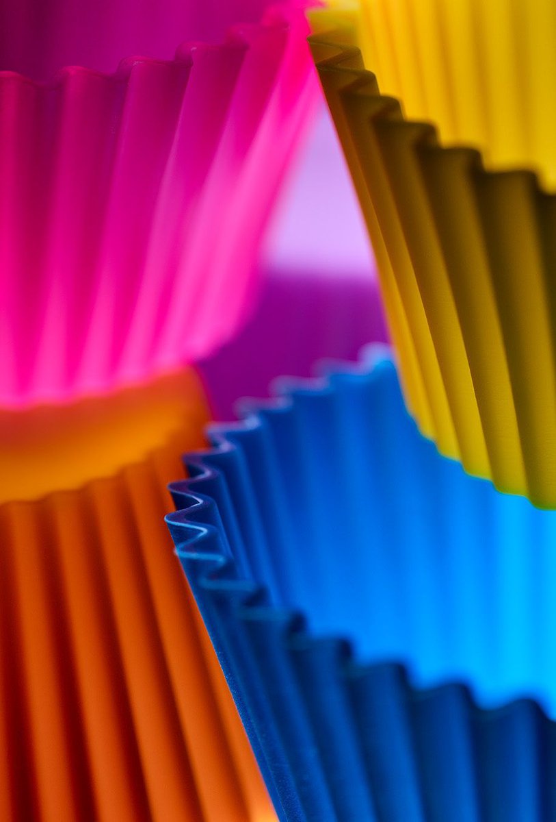 joeyterrill's tweet image. These cupcake molds have been really fun to explore with a macro lens! The lights used to illuminate them were placed to reveal the translucent quality—and the texture of the ridges.

Nikon Z 8 | Nikkor Z MC 105mm f/2.8 VR S @NikonUSA #NikonZ8 #NikkorZ #NikonPro #NikonAmbassador