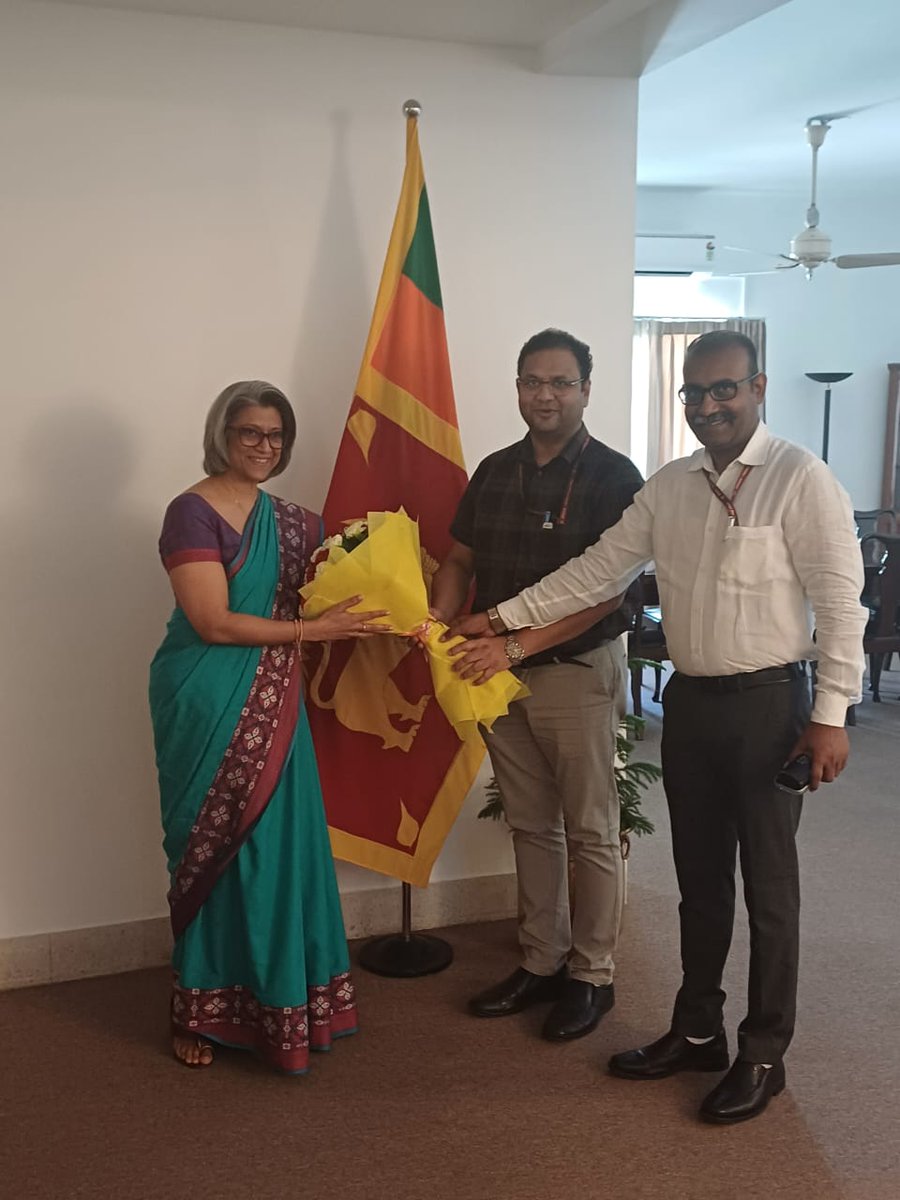 #NLF2025 Festival Director Shri <a href="/activistganga/">Ganga Kumar</a> &amp; Advisor Shri <a href="/KPshreyaskar/">pankaj k pshreyaskar</a> met HE <a href="/Mahishini/">Mahishini Colonné</a> , Ambassador of 🇱🇰 Sri Lanka to India.

<a href="/DhanuBihartrust/">Dhanu Bihar</a> <a href="/durdana_aaliya/">durdana aaliya</a> <a href="/carryonpd/">Pankaj Dubey</a> <a href="/abhaykray/">Abhay Kumar</a> <a href="/ignca_delhi/">Indira Gandhi National Centre for the Arts</a> <a href="/sahityaakademi/">Sahitya Akademi</a> <a href="/nnmnalanda/">Nava Nalanda Mahavihara, Nalanda (NNM)</a> <a href="/AnantHeritage/">Prof. (Dr.) Anantashutosh Dwivedi</a>

#NalandaLiteratureFestival