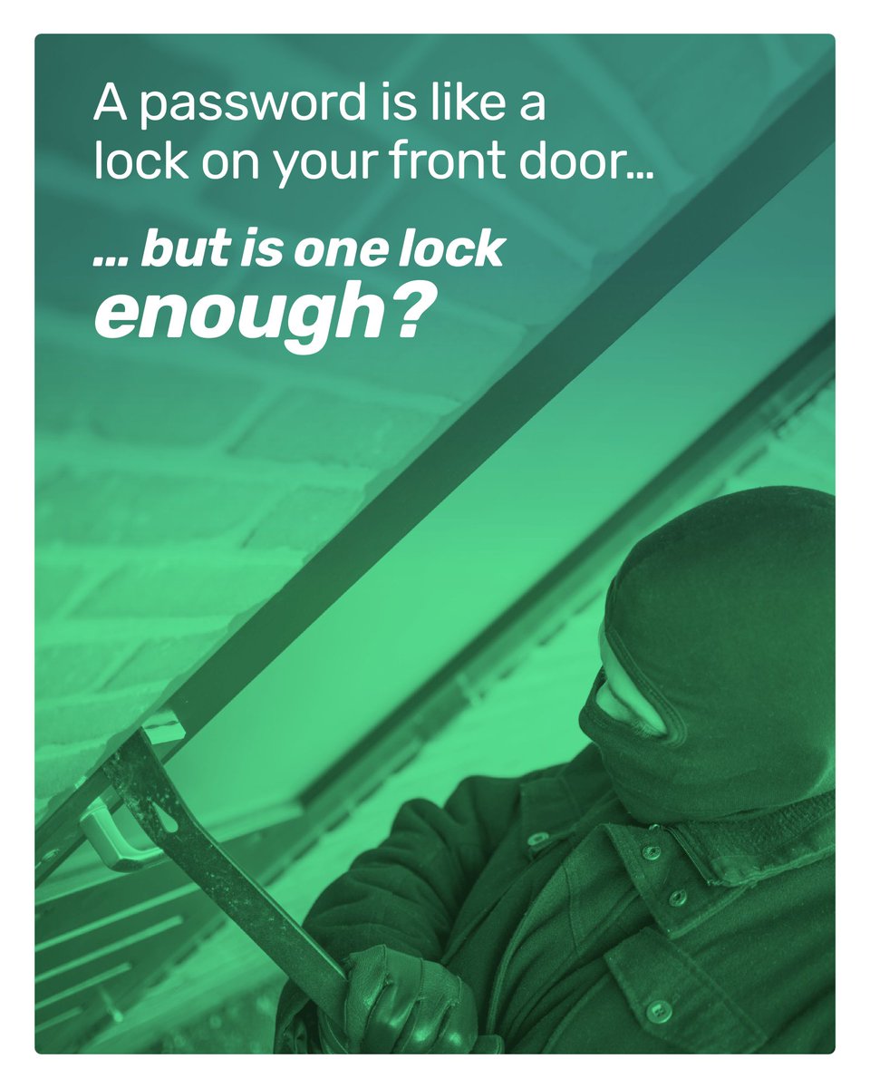 techexperts's tweet image. Still relying on just passwords to protect your business?
That’s not enough anymore.
There’s something you can add, which will stop most cyberattacks in their tracks.
Here’s what it is, and why it’s important…