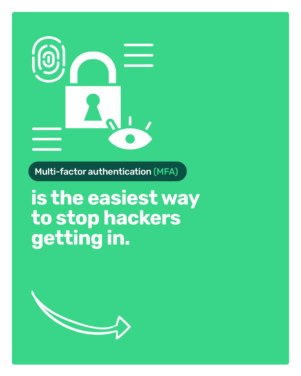 nepageeks's tweet image. Still relying on just passwords to protect your business?
That’s not enough anymore.
There’s something you can add, which will stop most cyberattacks in their tracks.
Here’s what it is, and why it’s important…