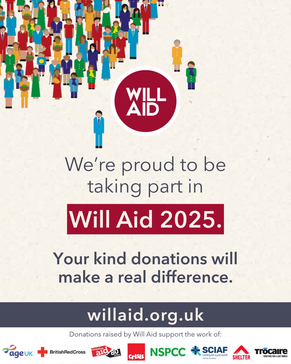 We proudly support <a href="/Will_Aid/">Will Aid</a>, offering our expertise to those that need help with making a Will. This year, like the others, we have accepted many appointments for this service in addition to the very busy day to day work undertaken.🤗
#WillAid2025 #harrowroad
