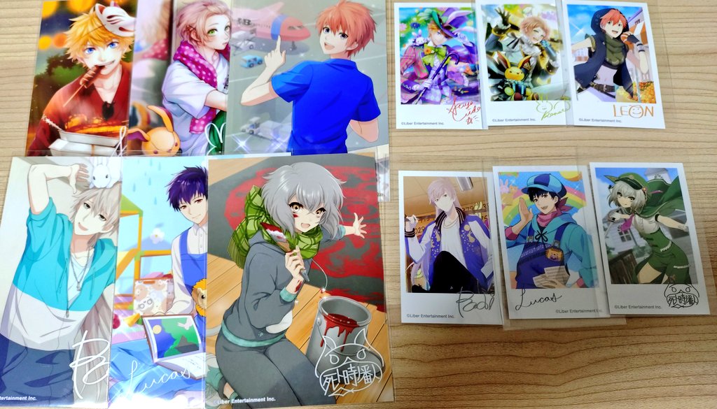 【交換/譲渡】
アイチュウ AMNIBUS 
ブロマイド、インスタントカメラ風イラストカード 

譲)
星夜、奏多、レオン、ラビ、リュカ、澪

求)
蛮、定価+送料

譲渡はキャラ毎まとめて優先

お気軽にお声掛けください