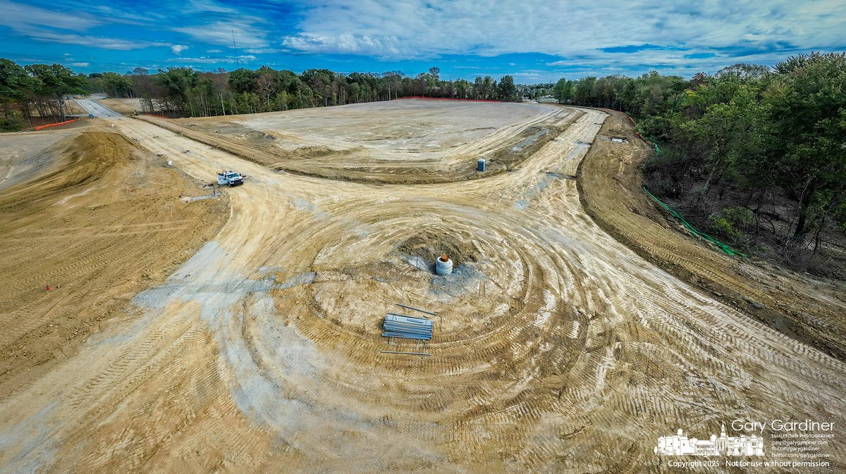 Today's WVLNEWS: Roundabout Taking Shape - The roundabout at the intersection where Hoff Road extension joins the new road from Africa Road to Polaris Parkway is beginning to take shape, as the contractor prepares the southern section of the 88-acre East of Africa property for
