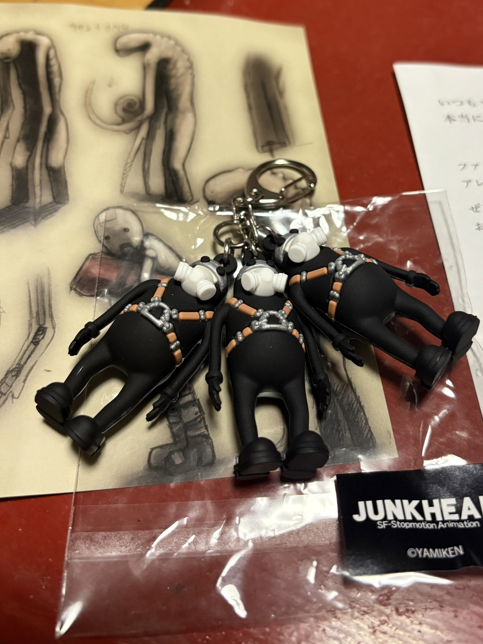 t*a様 YAMIKEN Store JUNK HEAD 3バカちゃんラバーキー ☆「JUNK HEAD」3バカちゃんラバーキーホルダー☆ | YAMIKENstore