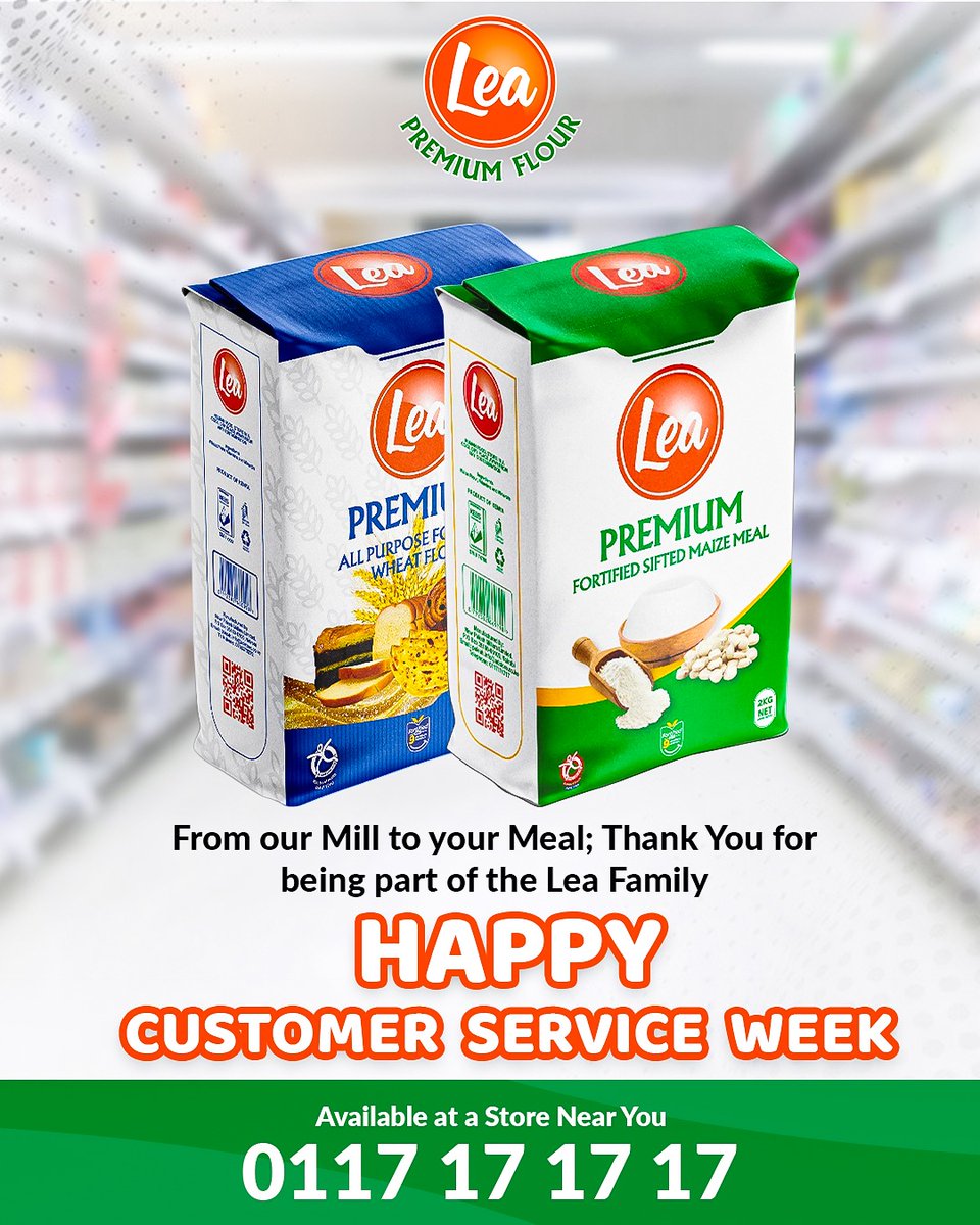 From our Mill to your Meal.
Thank you for being part of the Lea Family.❤️

#sirinilea 
#CustomerServiceWeek2025