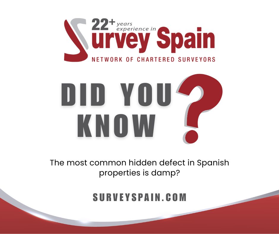 surveyspain's tweet image. Did you know the most common hidden defect in Spanish properties is damp?

From roof leaks to rising damp, moisture can cause serious long-term damage — and expensive repairs.

A full survey identifies the cause and the cure.

#PropertyAdvice #SurveySpain