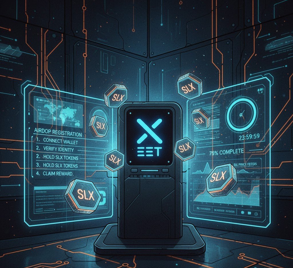 0xMOFRAD's tweet image. 🎯 How to join the @solsticefi × @xeetdotai airdrop:
1️⃣ Connect your X account to Xeet
2️⃣ Post, engage &amp;amp; earn signal score
3️⃣ Claim your share of $SLX!
#AirdropGuide @solana