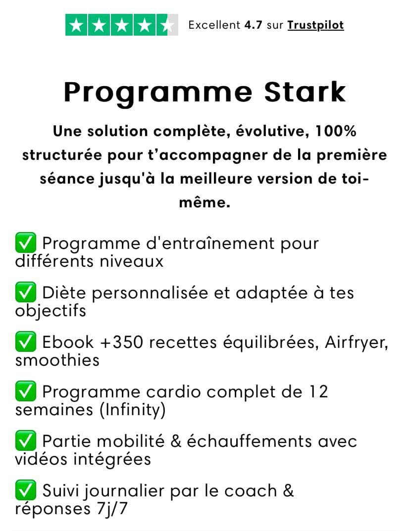 Spoder_Lee's tweet image. Solution complète de 12 à 24 semaines qui te permet de progresser durablement et sainement et surtout de ne penser à rien et d&apos;avoir un support 7j/7 pour t&apos;éviter de stagner et de perdre du temps tout ça sans limites et sans abonnement ⬇️ 
🔗Programmestark.fr
