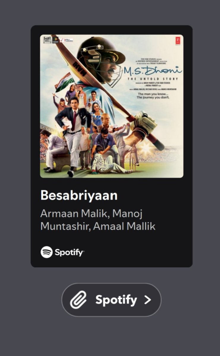 Prateek06672401's tweet image. जिंदगी की नई पारी आज से शुरू
 देखते हैं ये सफर कहां तक ​​चलता है ❤️🏏✅
#BESABRIYAAN
#MSDHONITHEUNTOLDSTORY
#SUSHANTSINGHAJPUT
#PRATEEKSRIVASTAVA17
#CRICKETERLIFE