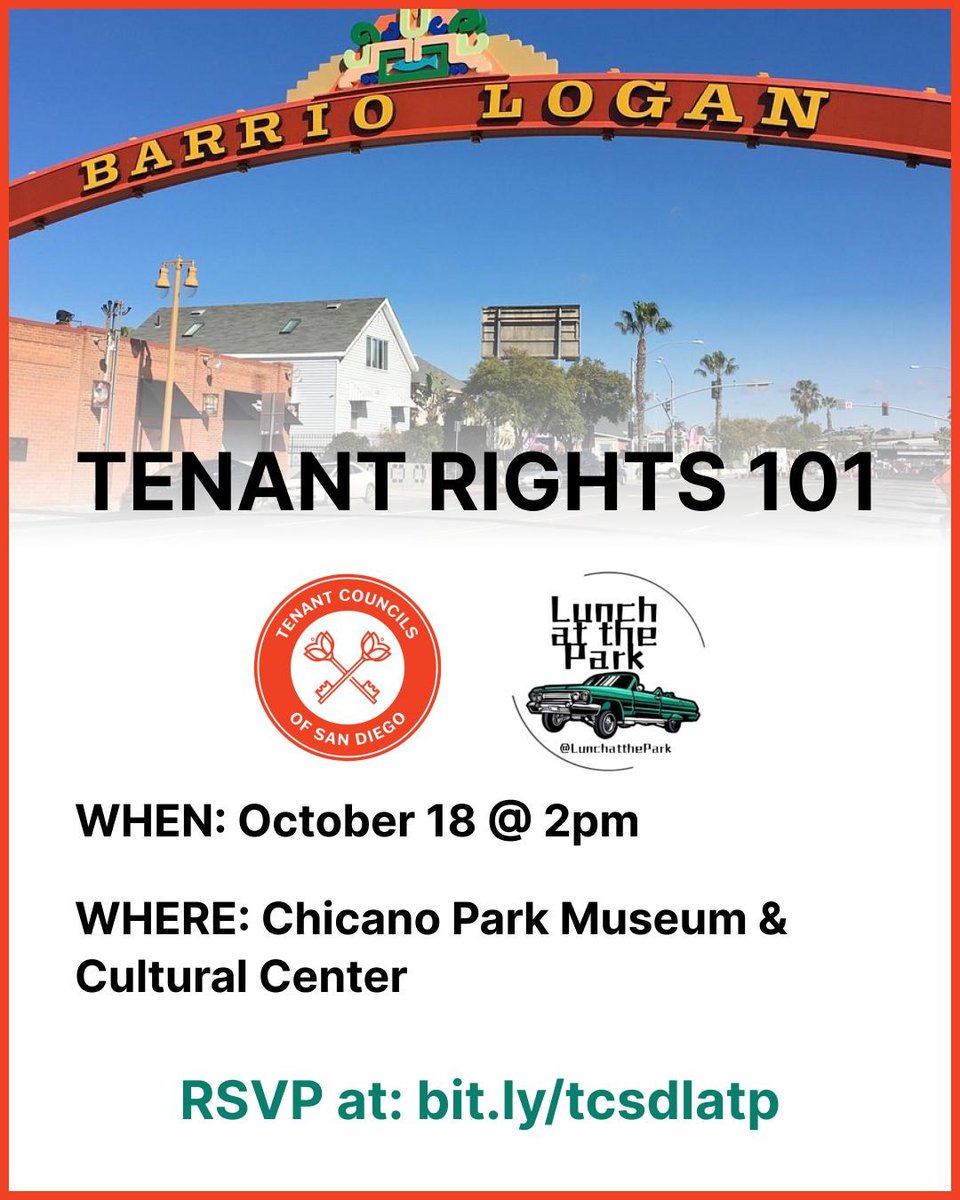 Tenant Councils of San Diego tweet media