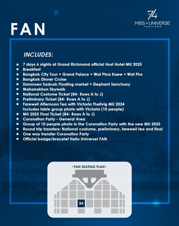 Don't miss out! The Hello Universe! Thailand Experience details are ready for you 🤩. Book now and experience the ultimate adventure in Bangkok. For inquiries send me a DM  
……………………………….

¡No te lo pierdas! Hello Universe! Thailand Experience ya está disponible 🤩.