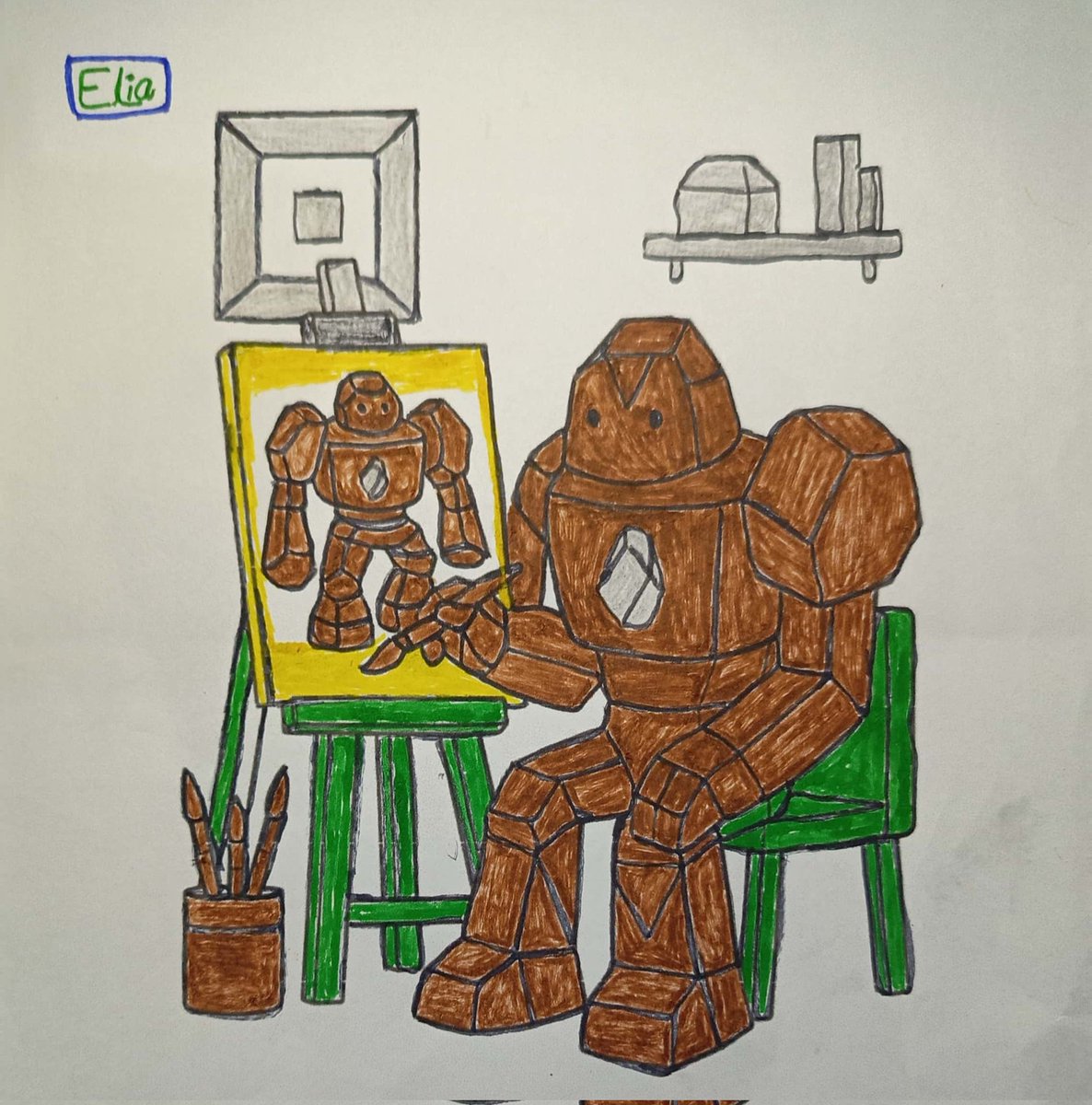 Elia00223's tweet image. &quot;Rock-solid creativity in motion ⚒️✨
Seismic vibes, steady hands — art that shakes the ground with imagination! 🌍🎨
#SeismicProject #FanArt #CreativeVibes&quot;
@NoxxW3 
@heathcliff_eth