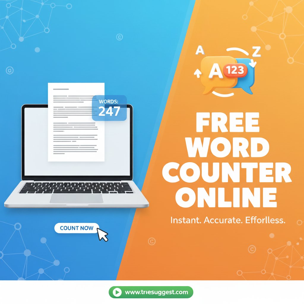 truesuggests's tweet image. Need to check your word or character count fast?

Use this free online Word Counter tool to stay on top of your writing goals! 📊✨

👉 Try it here: cutt.ly/xr2q8s2C

#WordCounter #WritingTools #SEO #OnlineTool #TrueSuggest