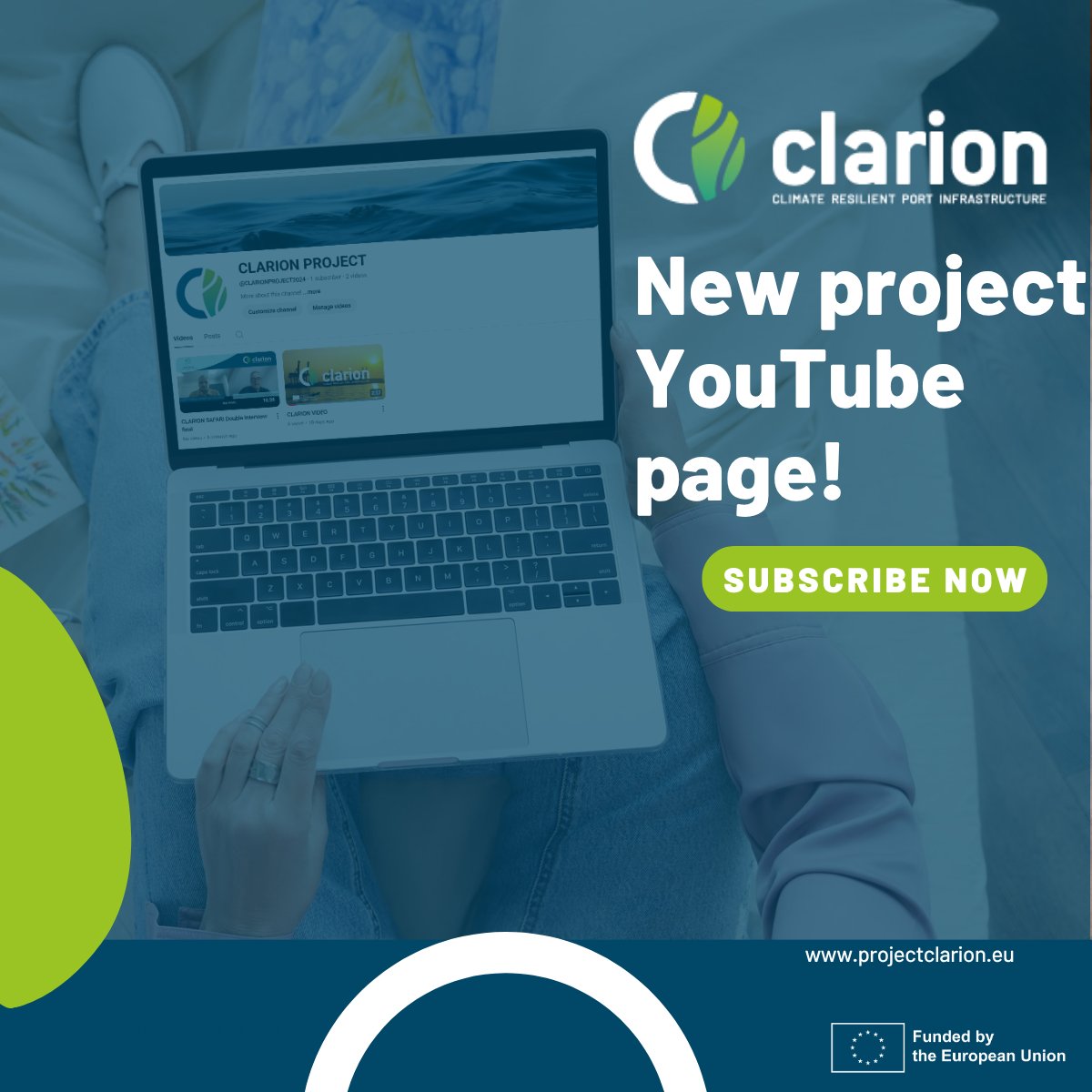 🎥 CLARION is now on YouTube!

Discover videos, interviews &amp; updates on our mission for a climate-neutral Europe 🌍

Subscribe now 👉 youtube.com/@CLARIONPROJEC…

#CLARIONProject #EUProjects #ClimateAction #Innovation