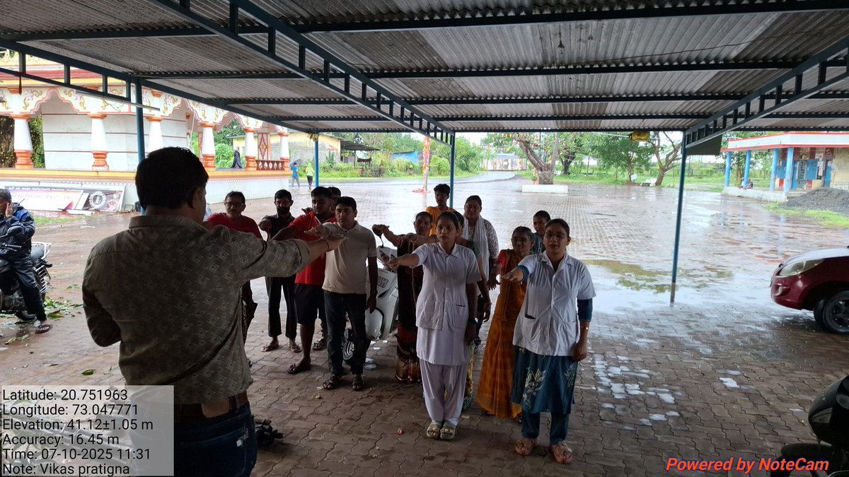 “હર ઘર સ્વદેશી, ઘર ઘર સ્વદેશી”ના મંત્ર થકી આત્મનિર્ભર ભારતના નિર્માણમાં યોગદાન આપવા, “એક ભારત, શ્રેષ્ઠ ભારત” ના સૂત્રને સાકાર કરવા  ભારત વિકાસ પ્રતિજ્ઞા લેવામાં આવી.  મજીગામ આયુષ્માન આરોગ્ય અંદિર